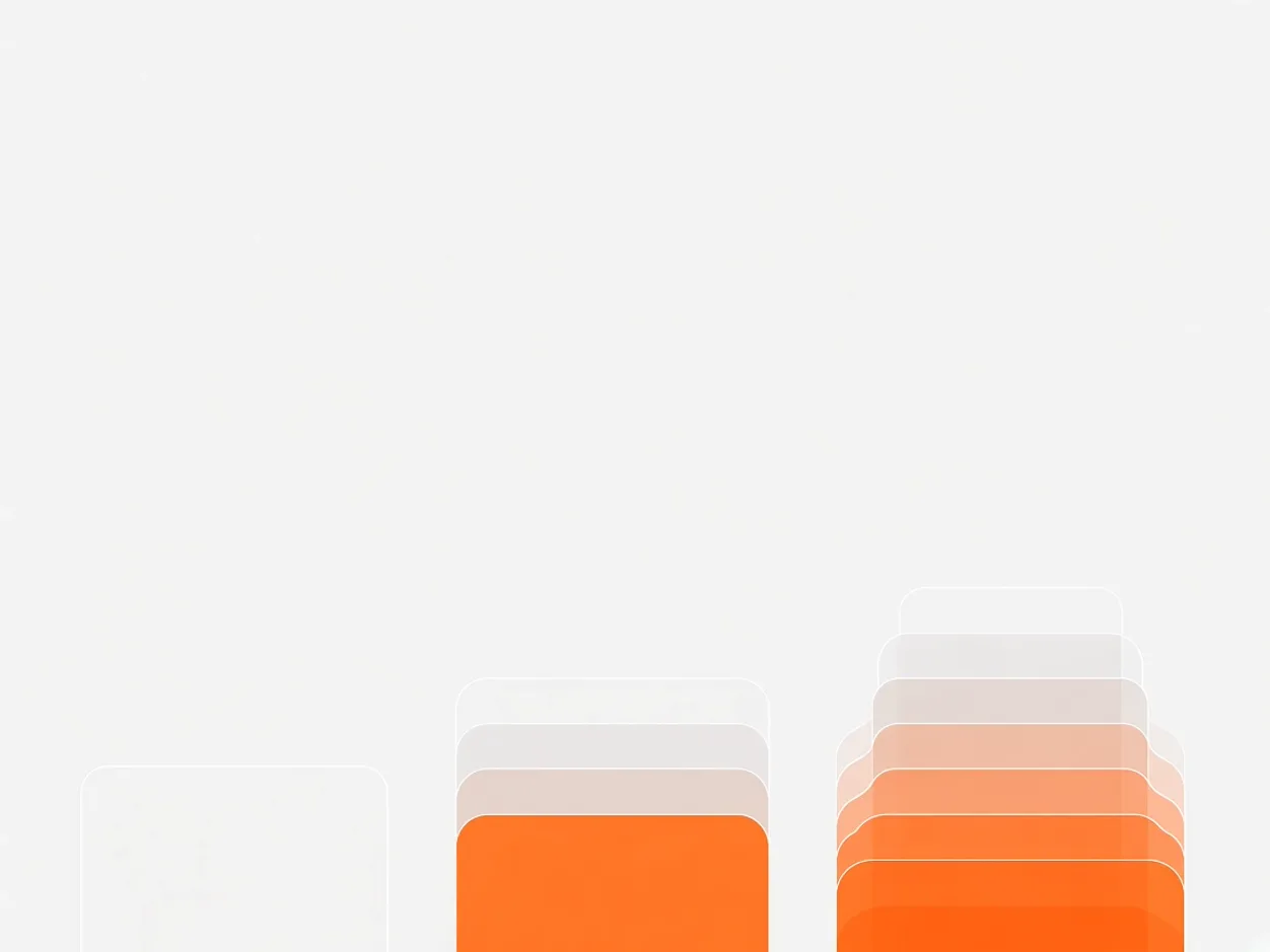 Abstract illustration of a mockup, a clickable prototype, and a proof of concept